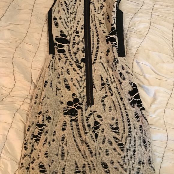 SEA Wool Dress Black and White Sz small BEAUTIFUL! - Picture 5 of 6
